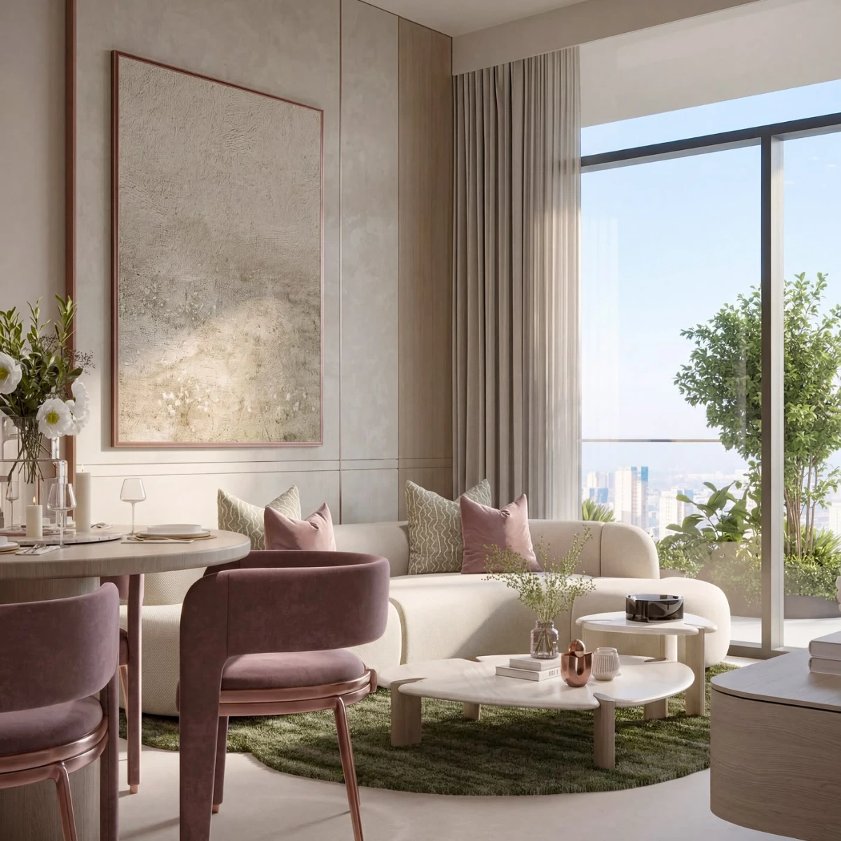 Salon meublé Weston by Wadan